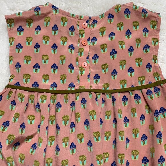 Anthropologie Porridge Womens Pink Boho Sleeveless Tank Blouse Size Small - Picture 4 of 7